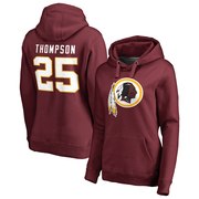 Add Chris Thompson Washington Redskins NFL Pro Line by Fanatics Branded Women's Player Icon Name & Number Pullover Hoodie – Burgundy To Your NFL Collection