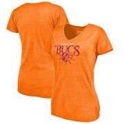 Add Tampa Bay Buccaneers NFL Pro Line by Fanatics Branded Women's Hometown Collection Tri-Blend V-Neck T-Shirt - Orange To Your NFL Collection