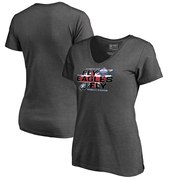 Add Philadelphia Eagles Fanatics Branded Women's 2018 London Games V-Neck T-Shirt – Heathered Charcoal To Your NFL Collection