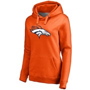 Add Denver Broncos NFL Pro Line Women's Primary Team Logo Pullover Hoodie - Orange To Your NFL Collection