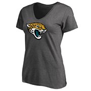 Add Jacksonville Jaguars Women's NFL Pro Line Team Logo T-Shirt - Heathered Gray To Your NFL Collection