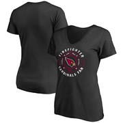 Add Arizona Cardinals NFL Pro Line Women's Firefighter V-Neck T-Shirt - Black To Your NFL Collection