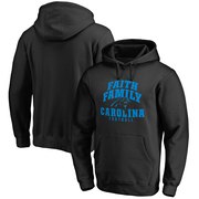 Add Carolina Panthers NFL Pro Line Faith Family Pullover Hoodie - Black To Your NFL Collection