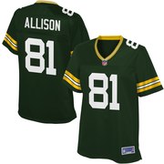 Lulu Grace Designs Green Bay Packers Inspired Glitter Top: NFL Football Fan Gear & Apparel M / Ladies V-Neck Tee