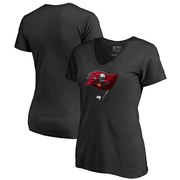 Add Tampa Bay Buccaneers NFL Pro Line by Fanatics Branded Women's Midnight Mascot V-Neck T-Shirt - Black To Your NFL Collection