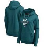 Add Philadelphia Eagles NFL Pro Line by Fanatics Branded Women's Hometown Collection Fly Eagles Fly Pullover Hoodie - Green To Your NFL Collection