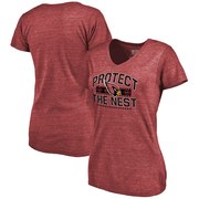 Add Arizona Cardinals NFL Pro Line by Fanatics Branded Women's Hometown Collection The Nest Tri-Blend V-Neck T-Shirt - Cardinal To Your NFL Collection