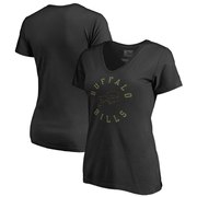 Add Buffalo Bills NFL Pro Line by Fanatics Branded Women's Camo Collection Liberty V-Neck T-Shirt – Black To Your NFL Collection