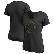 Add Indianapolis Colts NFL Pro Line by Fanatics Branded Women's Camo Collection Liberty V-Neck T-Shirt – Black To Your NFL Collection