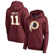 Add Alex Smith Washington Redskins NFL Pro Line by Fanatics Branded Women's Player Icon Name & Number Pullover Hoodie – Burgundy To Your NFL Collection