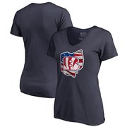 Add Cincinnati Bengals NFL Pro Line by Fanatics Branded Women's Banner State V-Neck T-Shirt – Navy To Your NFL Collection