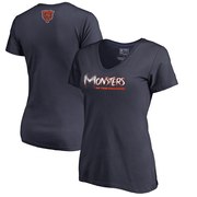 Add Chicago Bears NFL Pro Line by Fanatics Branded Women's Monsters V-Neck T-Shirt – Navy To Your NFL Collection