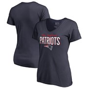 Add New England Patriots NFL Pro Line by Fanatics Branded Women's Nostalgia T-Shirt - Navy To Your NFL Collection