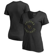 Add Arizona Cardinals NFL Pro Line by Fanatics Branded Women's Camo Collection Liberty V-Neck T-Shirt – Black To Your NFL Collection