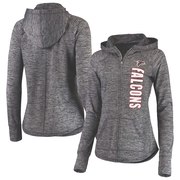 Add Atlanta Falcons G-III 4Her by Carl Banks Women's Defender Full-Zip Hoodie – Gray To Your NFL Collection