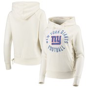 Add New York Giants Touch by Alyssa Milano Women's Weekend Raglan Pullover Hoodie – White To Your NFL Collection