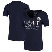 Add Leighton Vander Esch Dallas Cowboys Women's Love V-Neck T-Shirt – Navy To Your NFL Collection