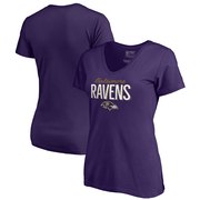 Add Baltimore Ravens NFL Pro Line by Fanatics Branded Women's Nostalgia T-Shirt - Purple To Your NFL Collection