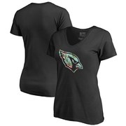 Add Arizona Cardinals NFL Pro Line by Fanatics Branded Women's Lovely V-Neck T-Shirt - Black To Your NFL Collection