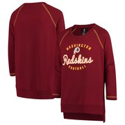 Add Washington Redskins Girls Youth Overthrow 3/4-Sleeve Crew Sweatshirt – Burgundy To Your NFL Collection