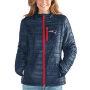 Add New England Patriots G-III 4Her by Carl Banks Women's Formation Packable Full-Zip Jacket - Navy To Your NFL Collection