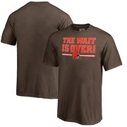 Add Cleveland Browns NFL Pro Line by Fanatics Branded Youth The Wait Is Over T-Shirt – Brown To Your NFL Collection
