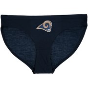 Women's Concepts Sport Navy Houston Texans Solid Logo Thong