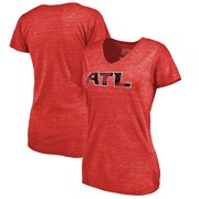 Add Atlanta Falcons NFL Pro Line Women's Alternate Logo Tri-Blend T-Shirt - Red To Your NFL Collection