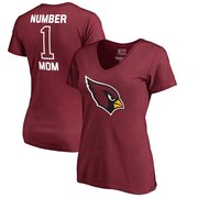 Add Arizona Cardinals NFL Pro Line by Fanatics Branded Women's Plus Sizes Number One Mom T-Shirt - Cardinal To Your NFL Collection