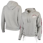 Add Washington Redskins Junk Food Women's Fashion Fleece Pullover Hoodie - Heathered Gray To Your NFL Collection