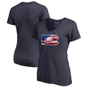 Add Philadelphia Eagles NFL Pro Line by Fanatics Branded Women's Banner State V-Neck T-Shirt – Navy To Your NFL Collection