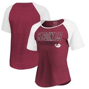 Add Arizona Cardinals NFL Pro Line by Fanatics Branded Women's Throwback Collection Fast Pass Tri-Blend T-Shirt - Cardinal To Your NFL Collection