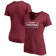 Add Arizona Cardinals NFL Pro Line by Fanatics Branded Women's We Are Icon V-Neck T-Shirt – Cardinal To Your NFL Collection