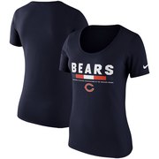 Add Chicago Bears Nike Women's Team Scoop Neck T-Shirt – Navy To Your NFL Collection