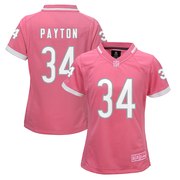 Add Walter Payton Chicago Bears Girls Youth Fashion Bubble Gum Jersey – Pink To Your NFL Collection