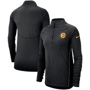 Add Pittsburgh Steelers Nike Women's Core Half-Zip Pullover Jacket - Black To Your NFL Collection