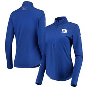 Add New York Giants Under Armour Women's Combine Authentic Favorites Half-Zip Jacket – Royal To Your NFL Collection