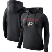 Add Washington Redskins Nike Women's Team Club Tri-Blend Pullover Hoodie - Black To Your NFL Collection