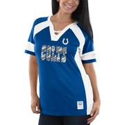 Add Indianapolis Colts Majestic Women's Draft Me V-Neck T-Shirt - Royal/White To Your NFL Collection