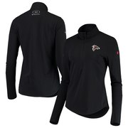 Atlanta Falcons Under Armour Women's Combine Authentic Favorites Half-Zip Jacket – Black