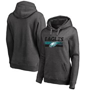 Add Philadelphia Eagles NFL Pro Line by Fanatics Branded Women's First String Pullover Hoodie - Charcoal To Your NFL Collection