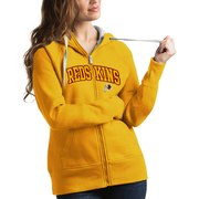 Add Washington Redskins Antigua Women's Victory Full-Zip Hoodie - Gold To Your NFL Collection