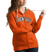 Add Cincinnati Bengals Antigua Women's Victory Full-Zip Hoodie - Orange To Your NFL Collection