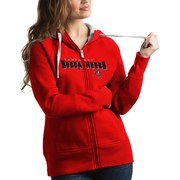 Add Tampa Bay Buccaneers Antigua Women's Victory Full-Zip Hoodie - Red To Your NFL Collection