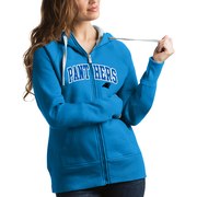 Add Carolina Panthers Antigua Women's Victory Full-Zip Hoodie - Blue To Your NFL Collection