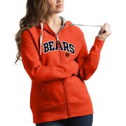 Add Chicago Bears Antigua Women's Victory Full-Zip Hoodie - Orange To Your NFL Collection