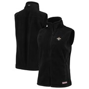 Add New Orleans Saints Vineyard Vines Women's Westerly Vest – Black To Your NFL Collection