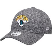 Add Jacksonville Jaguars New Era Women's Total Terry 9TWENTY Adjustable Hat – Heathered Black To Your NFL Collection