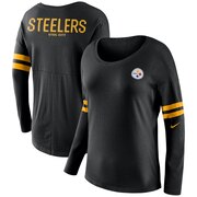 Add Pittsburgh Steelers Nike Women's Tailgate Long Sleeve T-Shirt - Black To Your NFL Collection