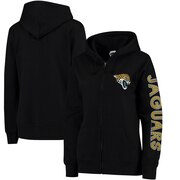 Add Jacksonville Jaguars Women's Extra Point 2 Hit Full-Zip Hoodie - Black To Your NFL Collection